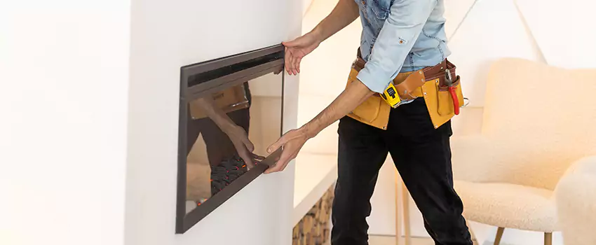 Metal Fireplace Installation in Yucaipa, California