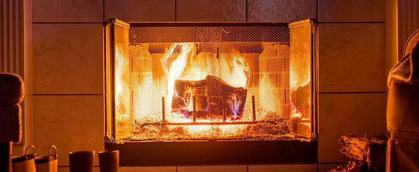 Mendota Hearth Landscape Fireplace Installation in Yucaipa, California