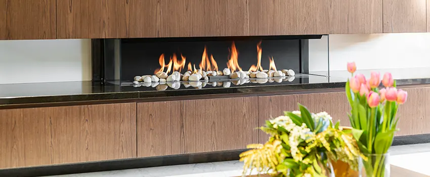 Double-height Fireplace Design Refurbishment in Yucaipa, California