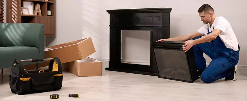Old Rusted Metal Fireplace Repair And Replacement in Yucaipa, CA